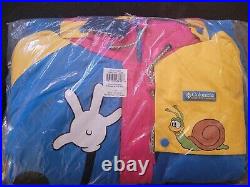 Disney Columbia Jacket Adult XLarge Blue Yellow Mickey Mouse Fleece Retro