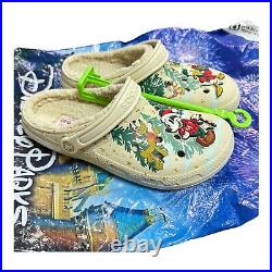 Disney Crocs Mickey Mouse and Friends Christmas Crocs Size M 7 W 9