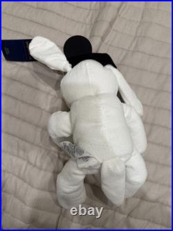 Disney Cruise Line DCL EVIE The DOG White Towel Plush Doll Mickey Mouse Ears DCL