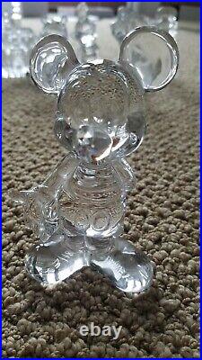 Disney Crystal Collection, Limited Edition ALL 8 Crystal Figures! Mickey Mouse