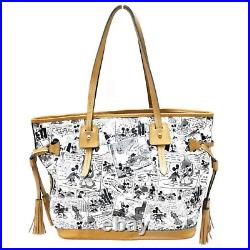Disney DOONEY & BOURKE Mickey Tote Bag Tassel White