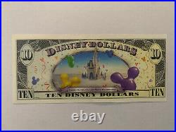 Disney Dollar 2009 $10 T Series Mickey Mouse Donald Goofy