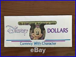 Disney Dollars 2005 $50 50th Anniversary Mickey Mouse New In Envelope