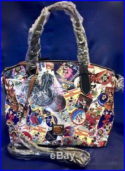 Disney Dooney & Bourke MICKEY MOUSE SATCHEL 90th CelebrationThrough The Years