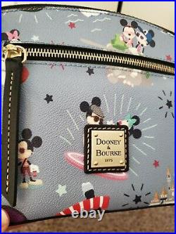 Disney Dooney & Bourke Mickey Minnie Hipster Attractions blue bag purse Dumbo