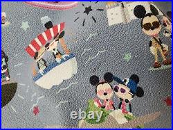 Disney Dooney & Bourke Mickey Minnie Hipster Attractions blue bag purse tote