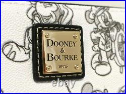 Disney Dooney & Bourke Mickey Mouse 90th Birthday Through The Years Wallet