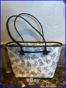 Disney Dooney & Bourke Mickey Mouse Through The Years 90th Anniversary Tote NWOT