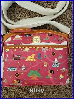 Disney Dooney & Bourke Park Life pink Mickey rides attractions bag purse NWT Disney Dooney & Bourke Park Life pink Mickey rides attractions bag purse NWT