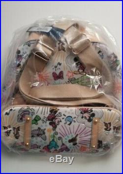 Disney Dooney and Bourke Sketch Backpack Mickey Mouse Castle Think Nylon Purse