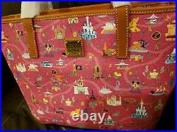 Disney Dooney and Bourke Tote Bag Park Life Zip Zipper Purse NEW