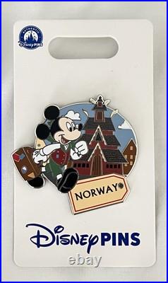 Disney EPCOT World Showcase ALL 11 Countries Mickey Mouse Pin Set BRAND NEW