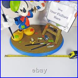 Disney Extra Large Mickey Mouse Artist Statue on Base With Easel Very Rare