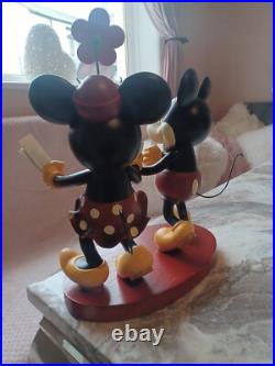 Disney Figure. Mickey Mouse. Minnie Mouse. Richard Sznerch. Pie Eyed