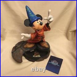 Disney Gallery Markrita Mickey Mouse FANTASIA Pin Box Figurines-MIB withPin