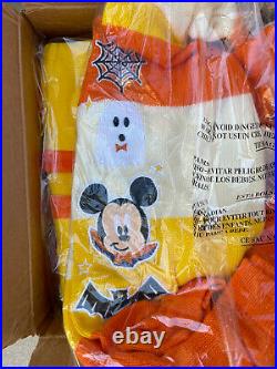 Disney Halloween Candy Corn Cardigan Mickey Minnie Mouse Size XL X-Large In Hand