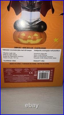 Disney Halloween Vampire Mickey Mouse Spinning Lantern LED Lights Up Glitter NEW