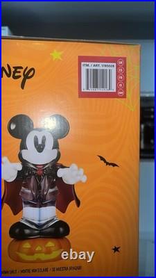 Disney Halloween Vampire Mickey Mouse Spinning Lantern LED Lights Up Glitter NEW
