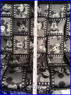 Disney Harveys Mickey Mouse Silver Screen Filmstrip Seat Belt Large Tote Bag NEW
