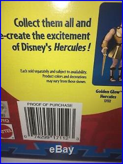 Disney Hercules Extremely Rare Doll Golden Glow Hercules Mattel