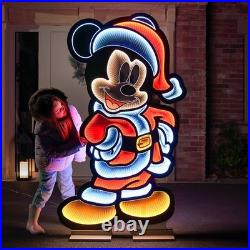 Disney LED Infinity Mirror Light Up Figure Indoor Outdoor Christmas Characters