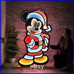 Disney LED Infinity Mirror Light Up Figure Indoor Outdoor Christmas Characters