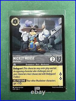 Disney LORCANA Mickey Mouse Gen Con 2023 PROMO Musketeer Gencon NM