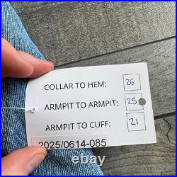 Disney Land Mickey Mouse 1928 Varsity Bomber Jacket Snap 90s Blue Mens Medium