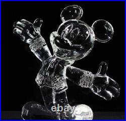 Disney Large Mickey Mouse Glass Figure, by Arribas and Disneyland Paris
