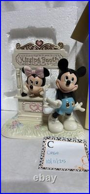Disney Lenox Minnie And Mickey Mouse Kisses For Mickey Figurine NIB