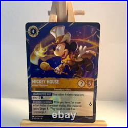 Disney Lorcana Mickey Mouse Amber Champion Exclusive Promo