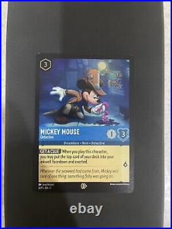 Disney Lorcana Mickey Mouse Detective Foil Promo 8/P1