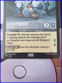 Disney Lorcana Mickey Mouse Musketeer Gen Con 2023 promo NM GenCon