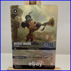 Disney Lorcana TCG Mickey Mouse Trumpeter 220 First Chapter Rare Foil NM