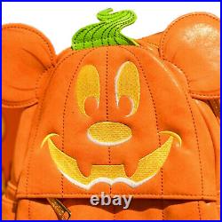 Disney Loungefly Disney Parks Halloween 2019 Mickey Mouse Pumpkin Mini Backpack