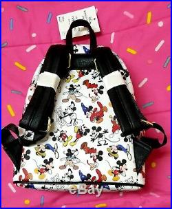 Disney Loungefly Mickey Mouse 90th birthday Cast Member Mini Backpack LE 600