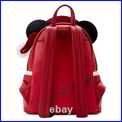 Disney Loungefly Mickey Mouse Santa Backpack Christmas Holiday Season