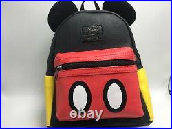 Disney & Loungefly Mickey Mouse Shorts Mini Backpack FACTORY SEALED