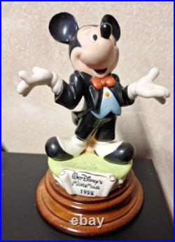 Disney MICKEY MOUSE Porcelain Capodimonte Enzo Arzenton Limited Edition