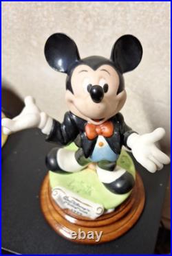 Disney MICKEY MOUSE Porcelain Capodimonte Enzo Arzenton Limited Edition