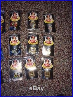 Disney Magical Musical Moments Mickey Mouse Pin Bag & Lot of MMM 18 Pins. NWT