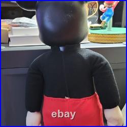Disney Marching Mickey Mouse 18 Soft Body Figurine Doll, Black Top, Red Shorts