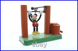 Disney Masudaya Athletic Mickey Mouse GYMNAST Wind Up Toy CIB
