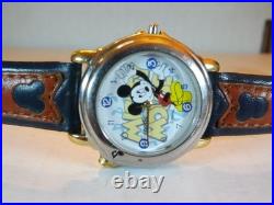 Disney Mens Vintage Seiko Lorus Mickey Mouse Watch (Musical)(M-Club Song)HTF-New