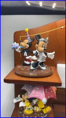 Disney Mickey Minnie Bradford Exchange Calendar Figurine Set Complete COA 2008