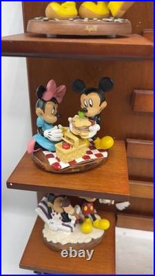 Disney Mickey Minnie Bradford Exchange Calendar Figurine Set Complete COA 2008
