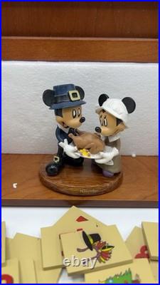 Disney Mickey Minnie Bradford Exchange Calendar Figurine Set Complete COA 2008