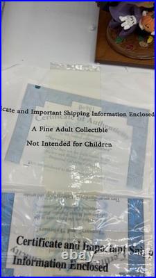 Disney Mickey Minnie Bradford Exchange Calendar Figurine Set Complete COA 2008