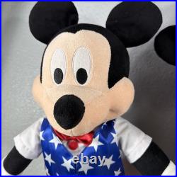 Disney Mickey & Minnie Mouse 24 Patriotic Greeter Doll (Read)