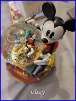 Disney Mickey Mouse 100 Years Of Magic Light Up Musical Snow Globe